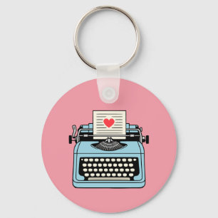 Llavero Amo mi máquina de escribir