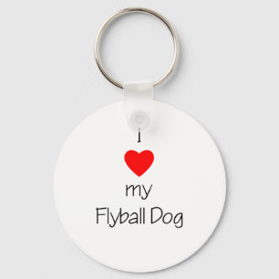 Llavero Amo mi perro de Flyball