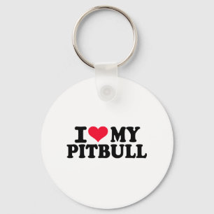 Llavero Amo mi Pitbull