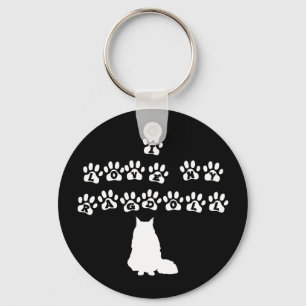 Llavero Amo Mi Ragdoll—Texto blanco