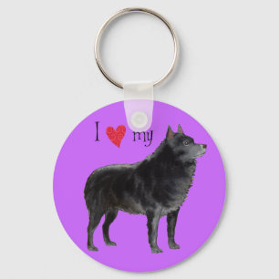 Llavero Amo mi Schipperke