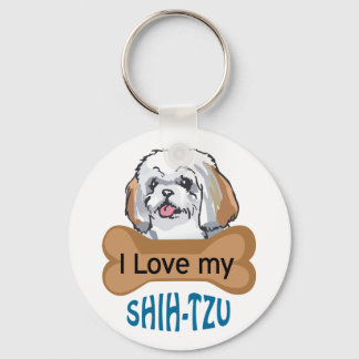Llavero Amo mi Shih Tzu