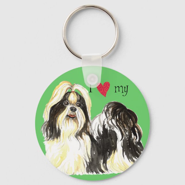Llavero Amo mi Shih Tzu (Anverso)