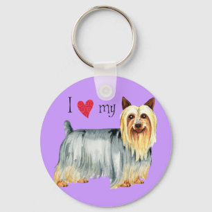 Llavero Amo mi Silky Terrier