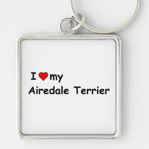 Llavero Amo Mi Terrier Airedale