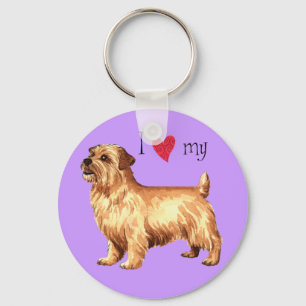 Llavero Amo mi Terrier Norfolk