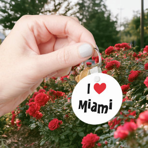 Llavero Amo Miami Keychain