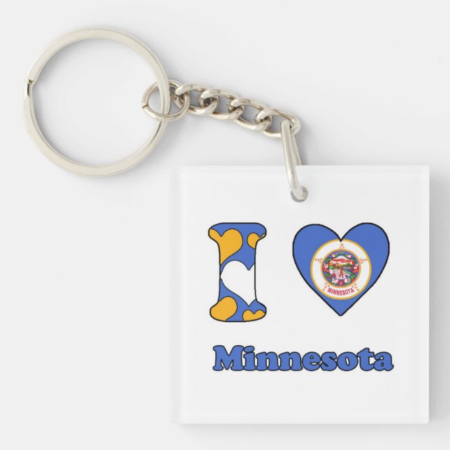 Llavero Amo Minnesota (Frente)