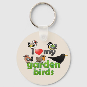 Llavero Amo Mis Aves Jardín
