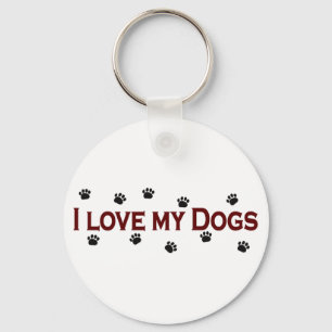 Llavero Amo mis perros