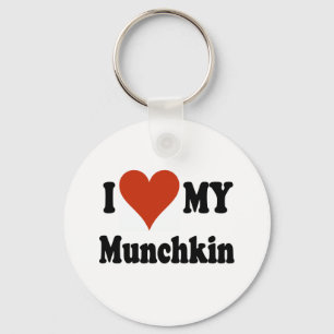 Llavero Amo mis regalos y ropa del gato de Munchkin