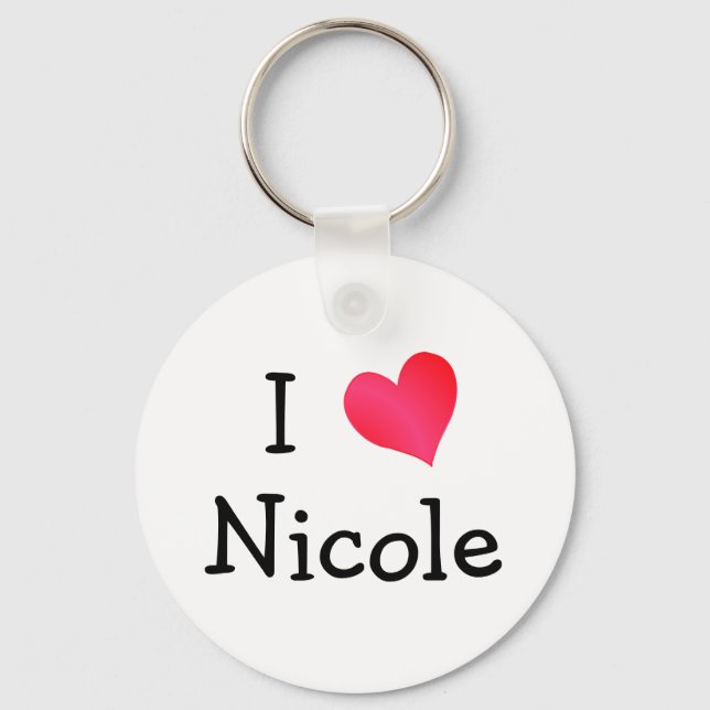 Llavero Amo Nicole (Anverso)