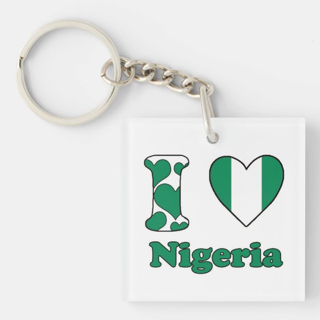 Llavero Amo Nigeria (Frente)