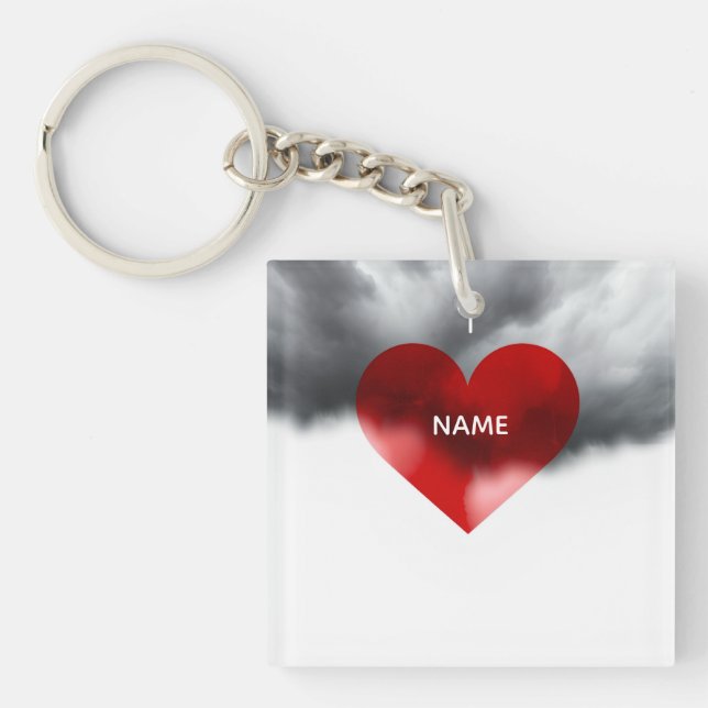 Llavero Amo Nombre Personalizado (Frente)