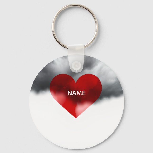 Llavero Amo Nombre Personalizado (Anverso)