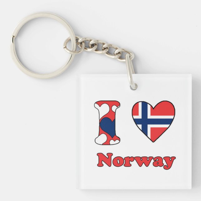 Llavero Amo Noruega (Frente)
