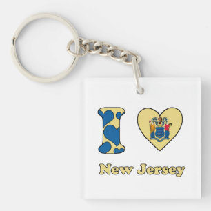 Llavero Amo Nueva Jersey