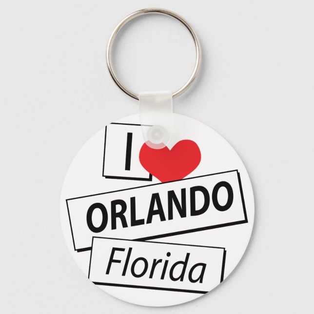 Llavero Amo Orlando Florida (Anverso)