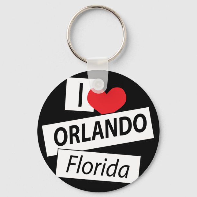 Llavero Amo Orlando Florida (Anverso)