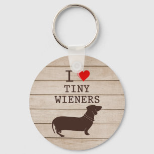 Llavero Amo Pequeñas Salchichas Chistoso Meme De Dachshund