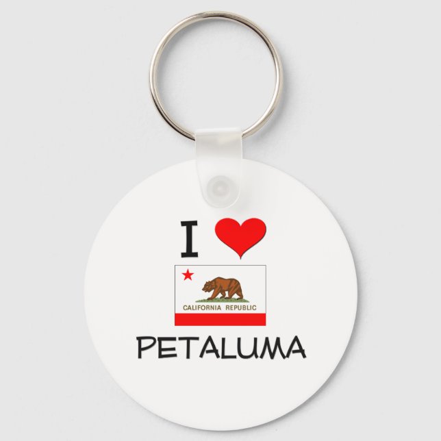 Llavero Amo PETALUMA California (Anverso)