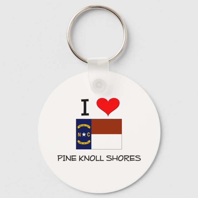 Llavero Amo Pine Knoll Shores Carolina del Norte (Anverso)