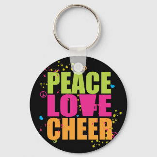 Llavero Amo por la Paz Alegre - Keychain Negro