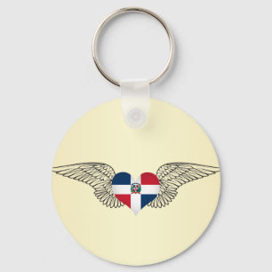 Llavero Amo República Dominicana - alas