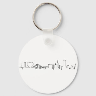 Llavero Amo San Francisco en un estilo extraordinario del