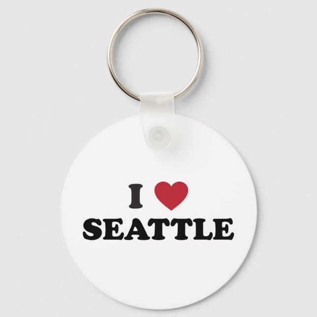 Llavero Amo Seattle Washington (Anverso)