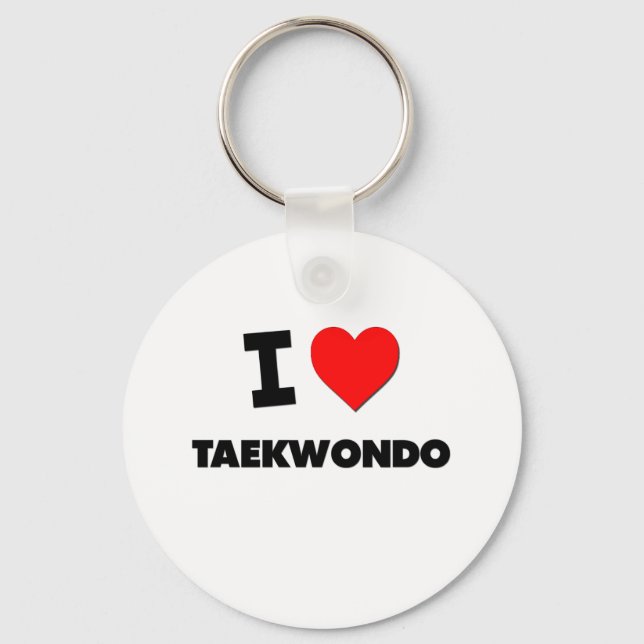 Llavero Amo Taekwondo (Anverso)