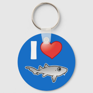 Llavero Amo tiburones de enfermera