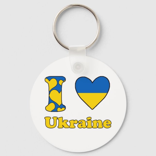 Llavero Amo Ucrania (Anverso)