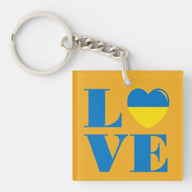 Llavero Amo Ucrania (Frente)