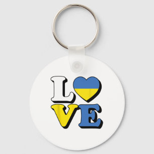 Llavero Amo Ucrania Recuerdo de Viaje Vacaciones Orgullo U
