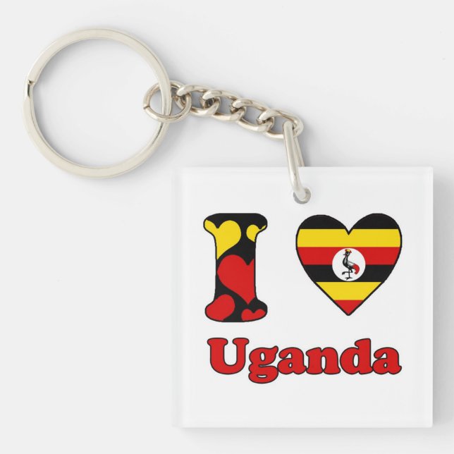 Llavero Amo Uganda (Frente)