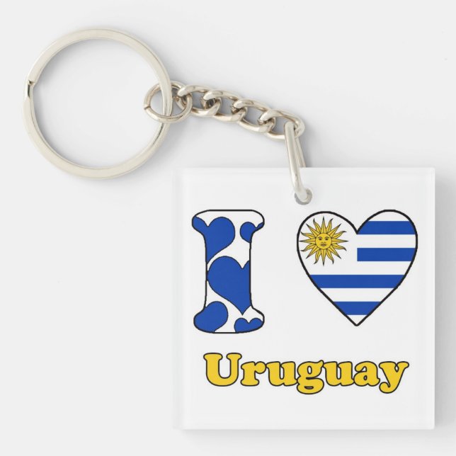 Llavero Amo Uruguay (Frente)
