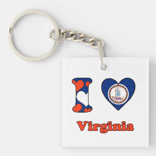 Llavero Amo Virginia (Frente)