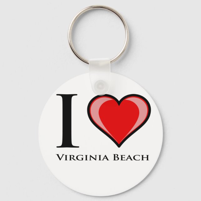 Llavero Amo Virginia Beach (Anverso)