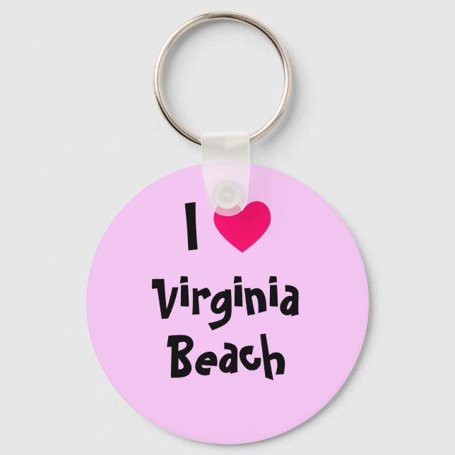 Llavero Amo Virginia Beach (Anverso)