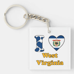 Llavero Amo Virginia Occidental