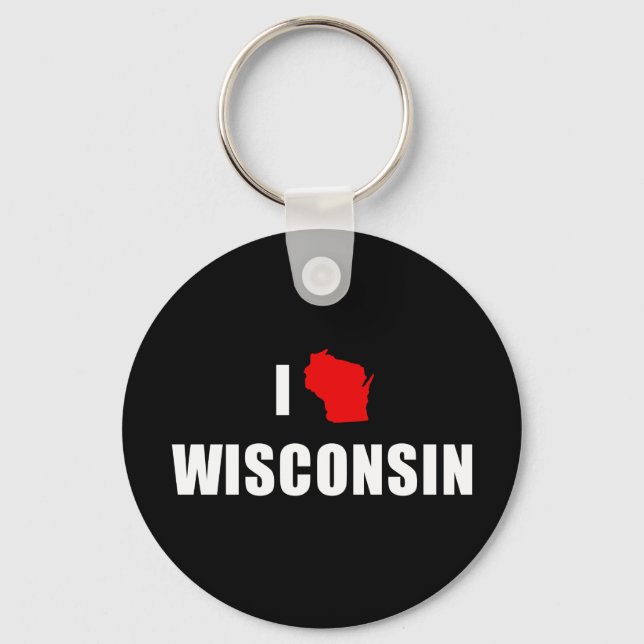 Llavero Amo Wisconsin (Anverso)