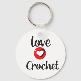 Llavero amor 2 crochet