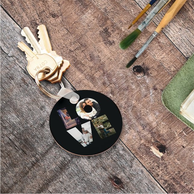 Llavero AMOR - 4 Parejas/placa de Collage de fotos familia (Subido por el creador)