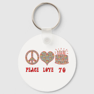 Llavero Amor 70 de la paz