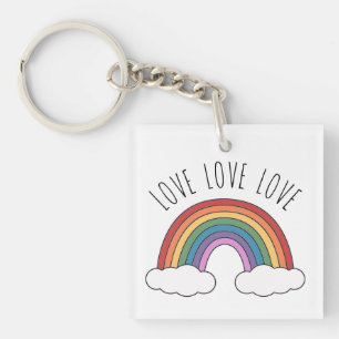 Llavero Amor al arcoiris