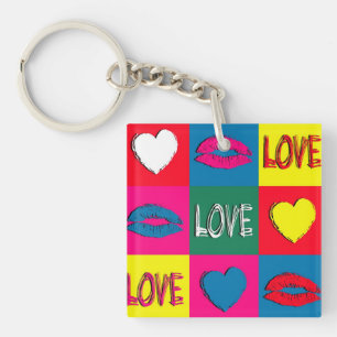 Llavero Amor al arte pop