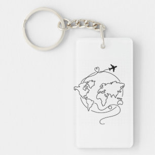 Llavero 🌍 Amor alrededor del mundo ✈️