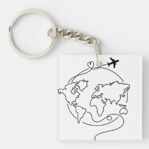 Llavero 🌍 Amor alrededor del mundo ✈️