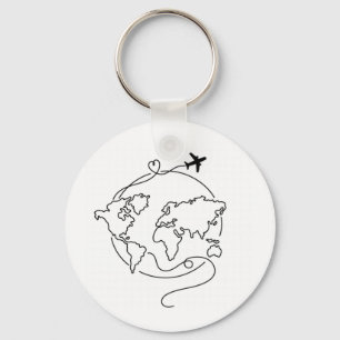 Llavero 🌍 Amor alrededor del mundo ✈️